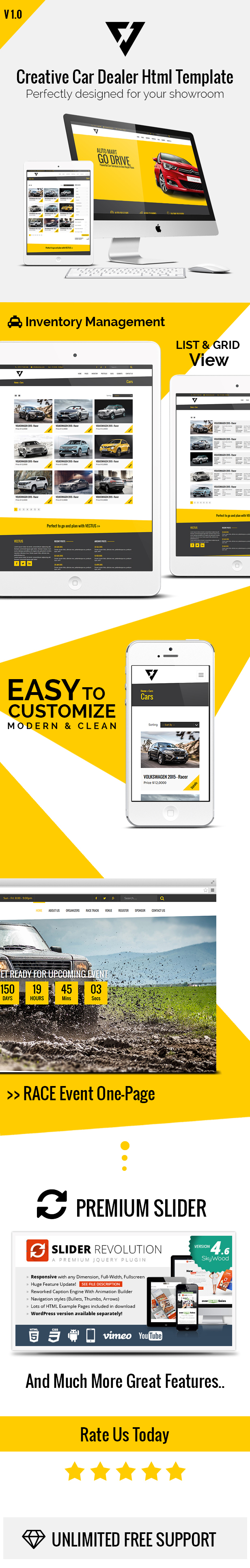 VECTUS - Car Dealership & Business HTML Template  - 2